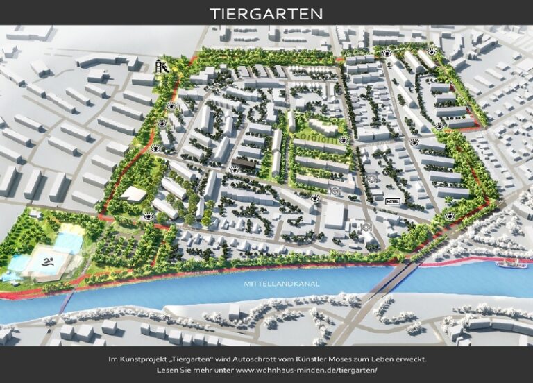 Lageplan Tiergarten