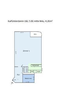 Kurfürstendamm 166, Mustergrundriss